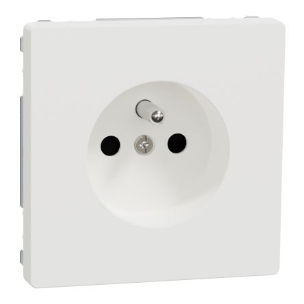 Schneider Electric, Merten IP20 White Light Switch, Screw Mount, 2P+PE, Rated At 16A, 250V