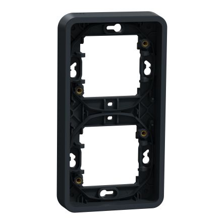 Schneider Electric Mureva Styl Grey 2 Gang Plug Socket Indoor & Outdoor