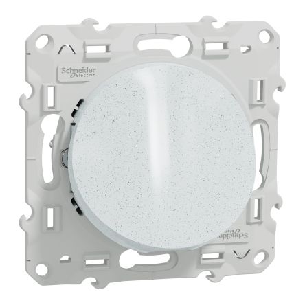 Schneider Electric, Odace 2011 IP2XC White Light Switch, Rated At 16A
