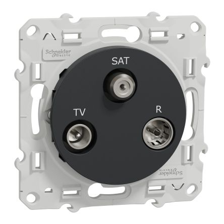 Schneider Electric Anthracite, 1 Gang, Odace 2011
