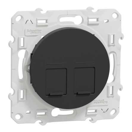 Schneider Electric Anthracite, 2 Gang, Odace 2011