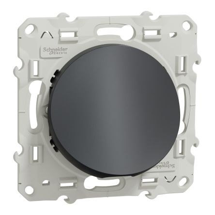 Schneider Electric, Odace 2011 IP2XC Anthracite Light Switch, Rated At 16A