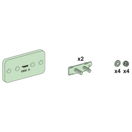 Schneider Electric Linergy Series Joint for Use with Linergy LGYE Busbar, PrismaSeT P Enclosure 170 mm x 170 mm x 70mm