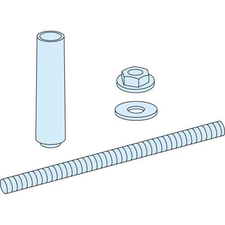 Schneider Electric Linergy Series Screw Set for Use with Linergy LGY Busbar, Linergy LGYE Busbar, PrismaSeT P Cubicle