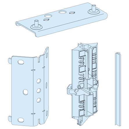 Schneider Electric PrismaSeT G Series Steel Accessory Kit for Use with IP30 Enclosure, IP31 Enclosure, IP43 Enclosure,