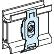 Schneider Electric PrismaSeT G Series Clip Nut for Use with PrismaSeT P Cubicle, PrismaSeT P and G Rail