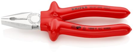 Knipex 1-Piece Combination Plier, 200mm Overall VDE/1000V Approved