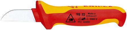 Knipex Cable Knife Insulating Multi-Component Handle VDE/1000V Approved, 190mm Overall, 50 mm Blade Steel
