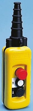 Schneider Electric 4 NO/5 NC Push Button Pendant Station Yellow Polypropylene