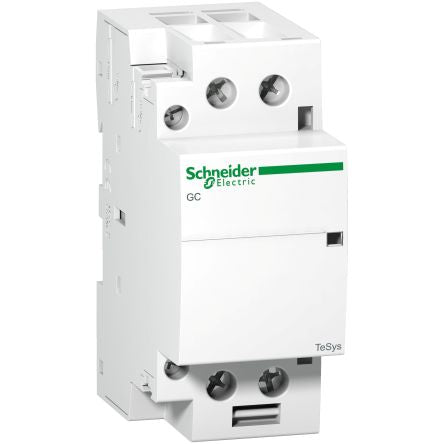 Schneider Electric TeSyS GC Contactor, 230V ac Coil, 2-Pole, 40 A, 3.2 W 230V ac, 2 NO, 250V ac
