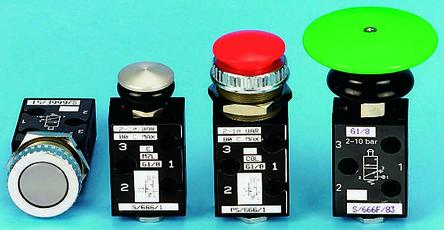 Norgren Push Button Pneumatic Manual Control Valve S666 Series, G G 1/8, III B