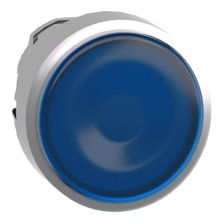 Schneider Electric Harmony Series Blue Spring Return Push Button Head, 22 mm Cutout, IP69K, IP67, IP66