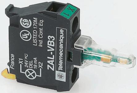 Schneider Electric Harmony ZALV Light Block - Yellow, 230 → 240 V