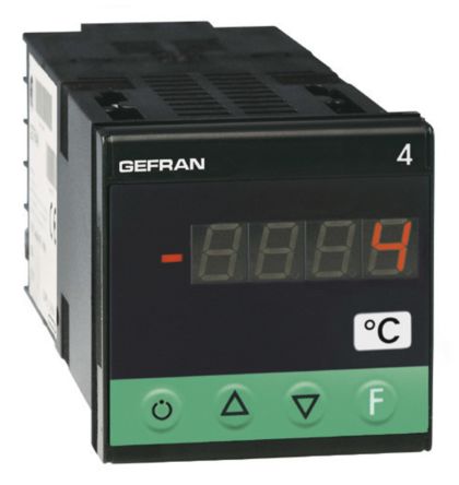 Gefran 4T LED Multi-Function Panel Meters for Temperature,  45 mm  x 45 mm