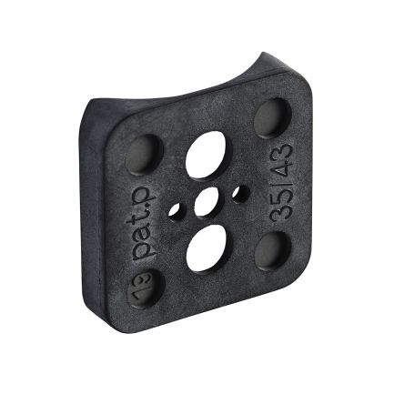 Hirschmann Black Profiled Gasket IP65 for use with GSAZ Series Appliance Connector