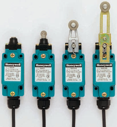 Honeywell GXA Series Plunger Limit Switch, 1 NC/1 NO, IP67, IP66, Die Cast Zinc Housing, 250V ac, 4A