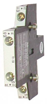 Eaton Auxiliary Contact, 2 Contact, 1 NO/1 NC, DILM250 - DILH2600, Side, 10 A, 500V ac, 208281 DILM820-XHI11-SI