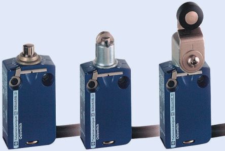 Telemecanique Sensors OsiSense XC Series Roller Lever Limit Switch, 1 NO/1 NC, IP66, IP67, IP68, Zinc Alloy Housing,