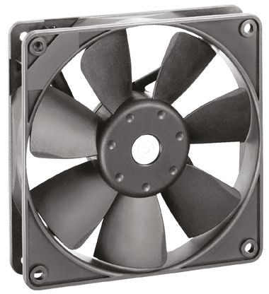 ebm-papst 4400 F Series Axial Fan, 12V dc, 170 m³/h, 5.3 W 119 mm 119mm 25 mm