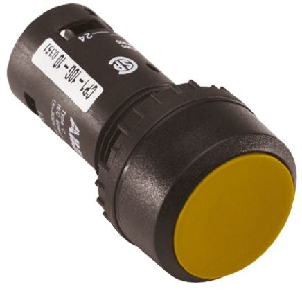 ABB Compact Series Push Button Switch, Maintained, Panel, 22 mm Cutout, SPDT, IP69K