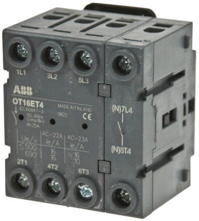 ABB 4-Pole Panel Mount Isolator Switch -, IP20, 80A, 560 kW