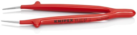 Knipex 150mm Nickel Plated Steel Smooth Tweezer