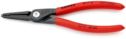 Knipex 1-Piece Circlip Plier, 180mm Overall Straight Nose