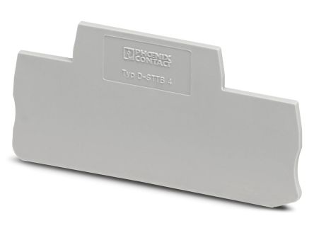 Phoenix Contact D-STTB Series End Cover for Use with DIN Rail Terminal Blocks