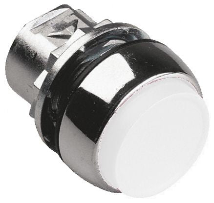 Allen Bradley 800F Series White Momentary Push Button Head, 22 mm Cutout, IP65