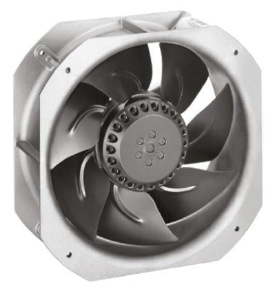 ebm-papst W4S200 Series Axial Fan, 230V ac, 450 m³/h, 30 W, 210 mA Max, IP44 225 mm, 225mm, 80 mm