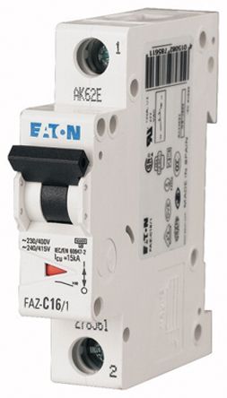 Eaton xEffect xEffect Miniature Circuit Breaker, 1-Pole, 10A, Type S, 230V ac AC, 10 kA Breaking Capacity