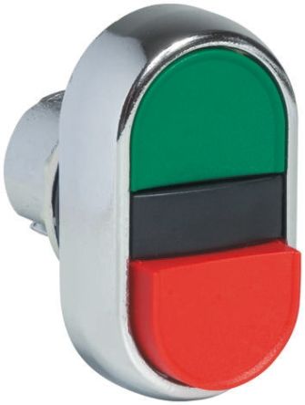 Allen Bradley 800F Series Green, Red Momentary Push Button Head, 22 mm Cutout, IP65