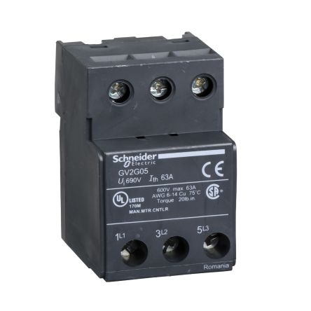 Schneider Electric TeSyS GV Contactor Terminal Block for use with GV2 Series