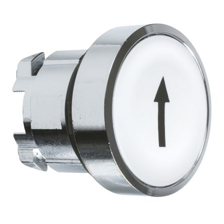 Schneider Electric Harmony Series White Spring Return Push Button Head, 22 mm Cutout, IP66, IP69K, IP67