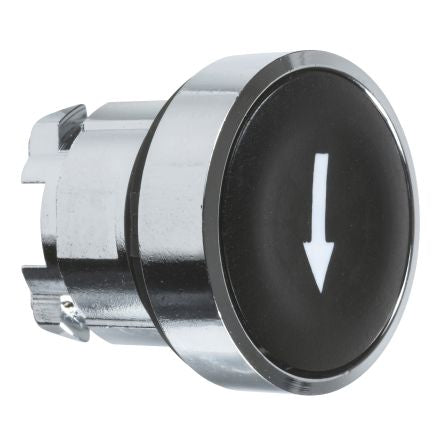 Schneider Electric Harmony Series Black Spring Return Push Button Head, 22 mm Cutout, IP69K, IP67, IP66