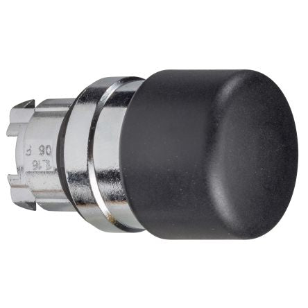 Schneider Electric Harmony Series Black Spring Return Push Button Head, 22 mm Cutout, IP69K, IP66