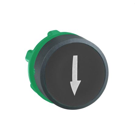 Schneider Electric Harmony Series Black Spring Return Push Button Head, 22 mm Cutout, IP66, IP67, IP69K