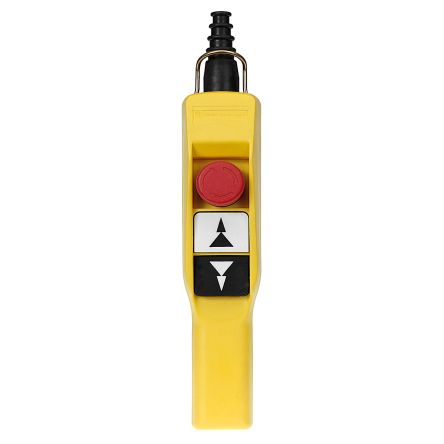 Schneider Electric 4 CO Push Button Pendant Station Yellow Polypropylene