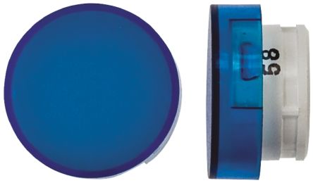 Omron Blue Round Push Button Lens for Use with A16 Series LED/Incandescent Lamp Push Button Switch