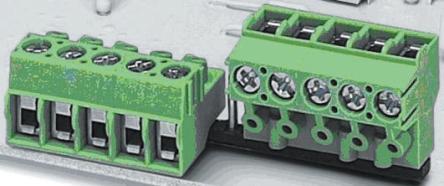 Phoenix Contact PT 1.5/6-PVH-3.5 Series Pluggable Terminal Block, 6-Contact, 3.5 mm Pitch, 1 Row, 1984057