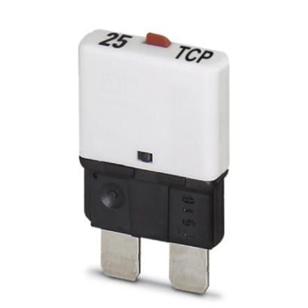 Phoenix Contact TCP 25/DC32V Thermal Circuit Breaker - 1-Pole, Base, 25A Current Rating, 150 A, 32 V dc