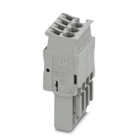 Phoenix Contact SP 2.5/4 Series Pluggable Terminal Block, 4-Contact, 20.8 mm Pitch, 3040287