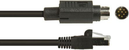 Schneider Electric Cable 2.5 m For Use With HMI XBTRT511 PLC DF1 Lead