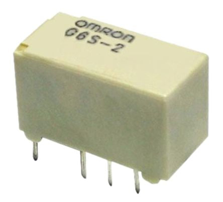 Omron PCB Signal Relay, 9V dc Coil, 2A, DPDT