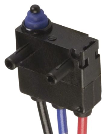 Omron Plunger Micro Switch, Through Hole Terminal, 2A, SPDT, IP67