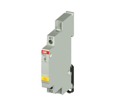 ABB, E219, Screw Clamp Amber LED Indicator, IP67, IP66, Rectangular, 250V ac