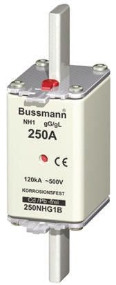 Eaton 200A Centred Tag Fuse NH1 500V ac