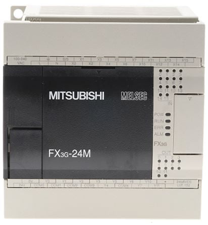 Mitsubishi Electric FX3G Series Logic Module, Transistor Output, 14-Input, Sink Input