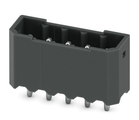Phoenix Contact COMBICON PTSM Series Pluggable Terminal Block, 5-Contact, 2.5 mm Pitch, 1 Row, 1778586