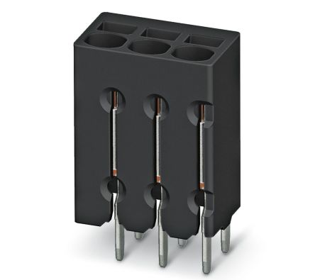 Phoenix Contact PTSM 0.5/4-2.5-V THR R44 Series Straight PCB Terminal Block, 4 Contact(s), 2.5 mm Pitch, 1 Row